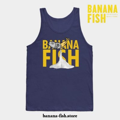 Bananish Tank Top Navy Blue / S