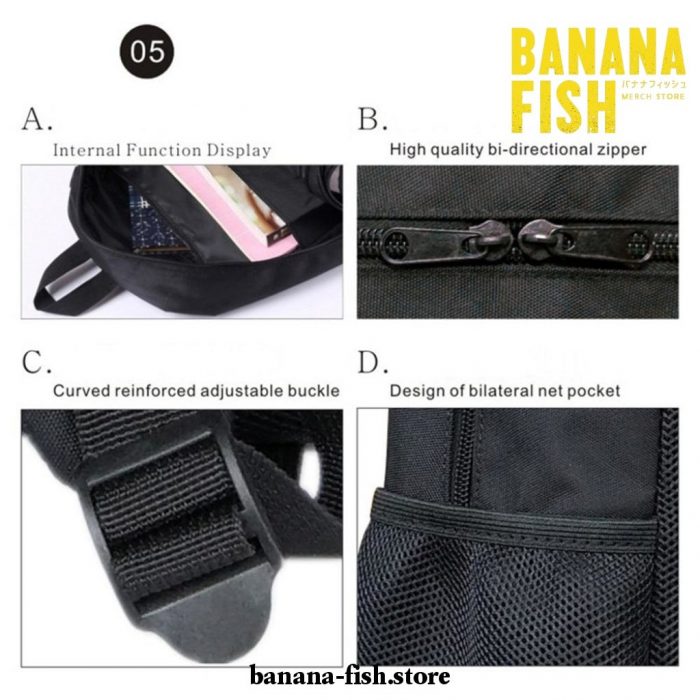 Cute Banana Fish Backpack