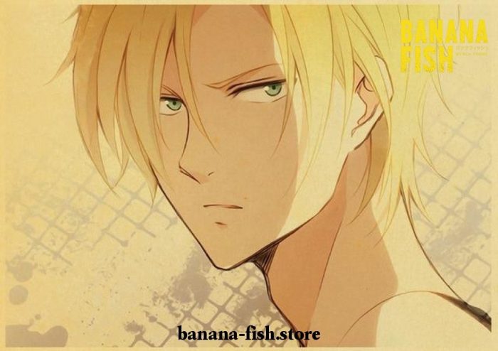 Handsome Banana Fish Ash Vintage Kraft Paper Poster