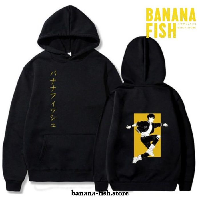 Hot 2021 Banana Fish Double Hoodie Black / Xxxl