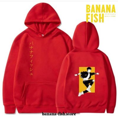 Hot 2021 Banana Fish Double Hoodie Red / Xl