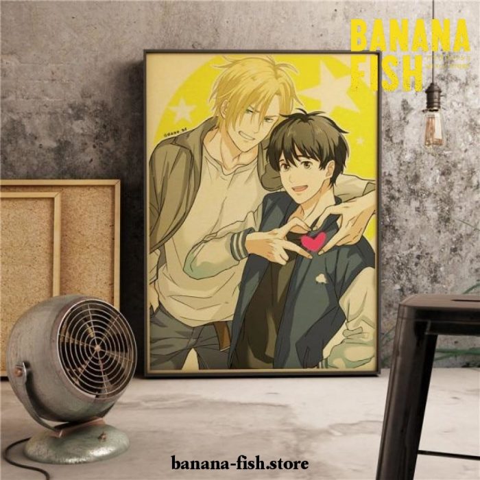 Love Banana Fish Ash Lynx & Eiji Okumura Wall Art