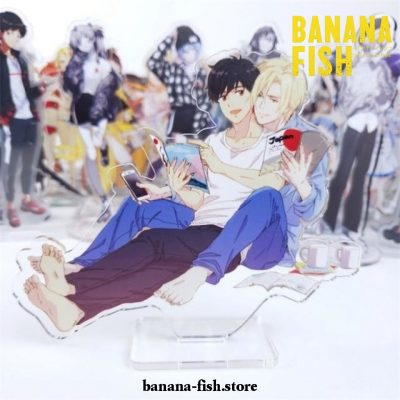 New Banana Fish Ash Lynx & Eiji Okumura Double Side Acrylic Stand Figure Model