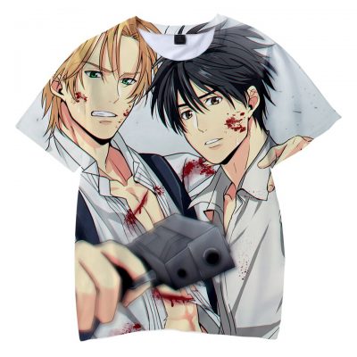 Banana Fish 3D Print T Shirt Men Women Anime Cosplay Streetwear Oversized T Shirt Harajuku Sport 10 - Banana Fish Store