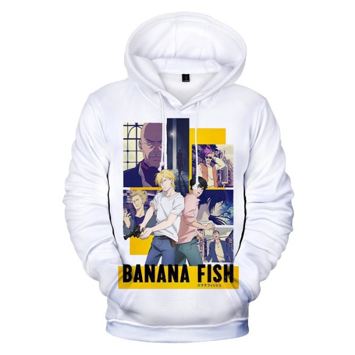 Hot Sale BANANA FISH 3D Hoodies Men Women Autumn Fashion Long Sleeve Casual Sweatshirt 3D Print 2 - Banana Fish Store