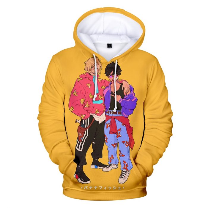 New Banana Fish Anime Hoodie Men Women Fashion Harajuku Cosplay Hoodies Sweatshirt Casual Pullover Jacket Streetwear - Banana Fish Store