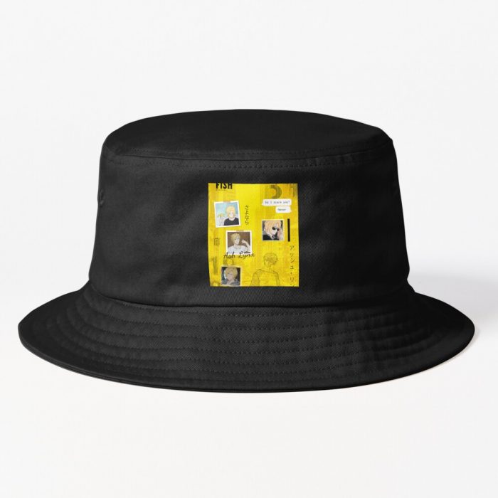 Ash Lynx - Banana Fish Sticker Bucket Hat Official Cow Anime Merch