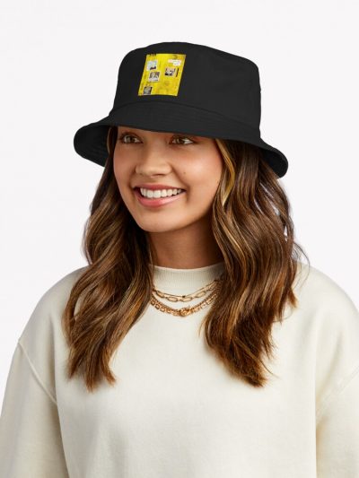 Ash Lynx - Banana Fish Sticker Bucket Hat Official Cow Anime Merch