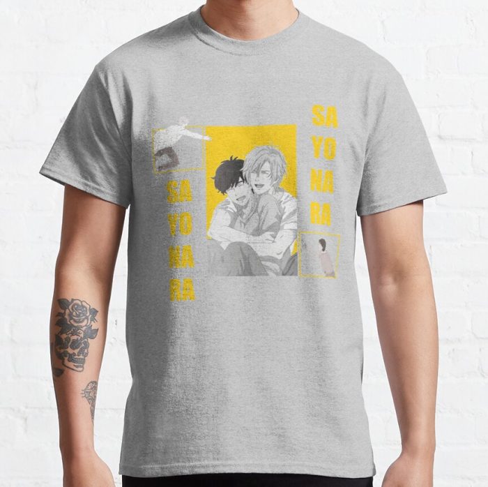 Banana Fish Ash And Eiji Sayonara T-Shirt Official Cow Anime Merch