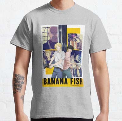 Banana Fish Official Poster Cover Design T-Shirt Official Cow Anime Merch