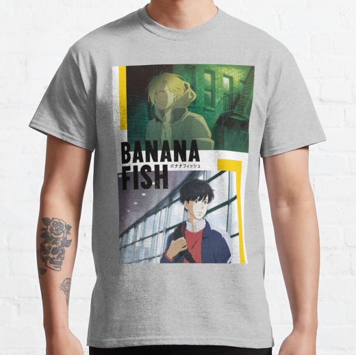 Banana Fish Poster Cover Design T-Shirt Official Cow Anime Merch