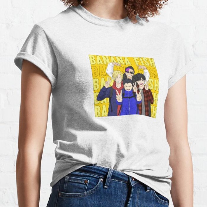 Banana Fish Gang T-Shirt Official Cow Anime Merch