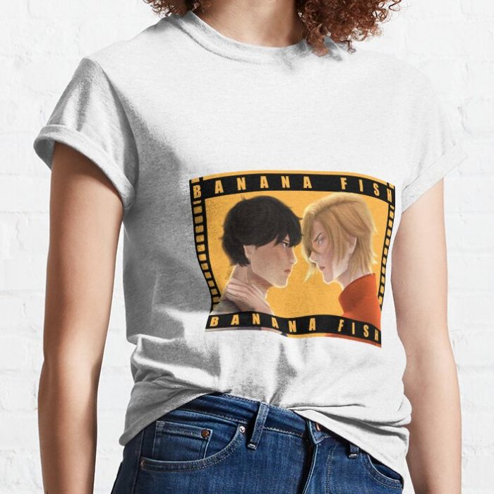 Banana Fish Fanart: Ash And Eiji T-Shirt Official Cow Anime Merch