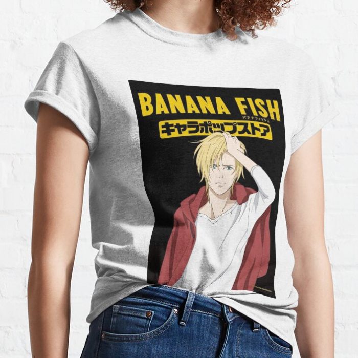 Ash Lynx Magazine Cover T-Shirt Official Cow Anime Merch