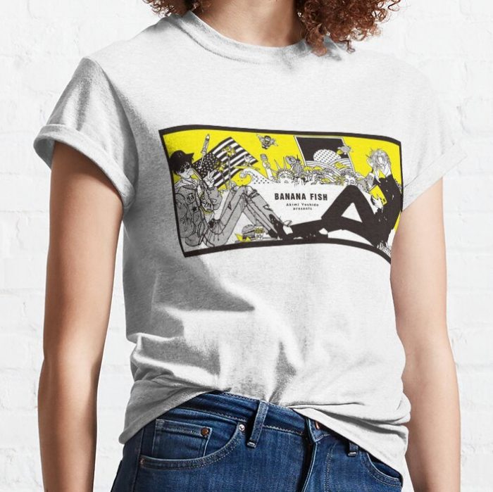 Banana Fish Akimi Yoshida Presents T-Shirt Official Cow Anime Merch