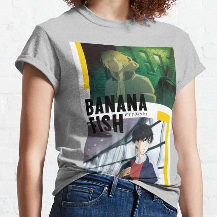 Banana Fish Poster Cover Design T-Shirt Official Cow Anime Merch