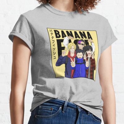 Banana Fish Friend Group T-Shirt Official Cow Anime Merch