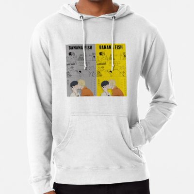 Ash Lynx Eiji Okumura - Banana Fish Poster Hoodie Official Cow Anime Merch