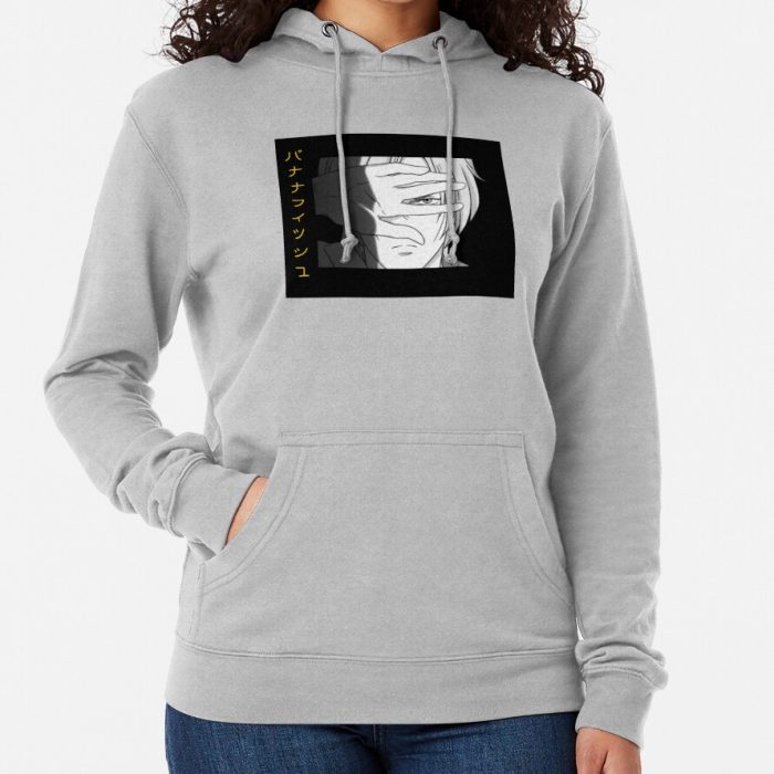 Banana Fish- Ash Lynx, Black Background Hoodie Official Cow Anime Merch