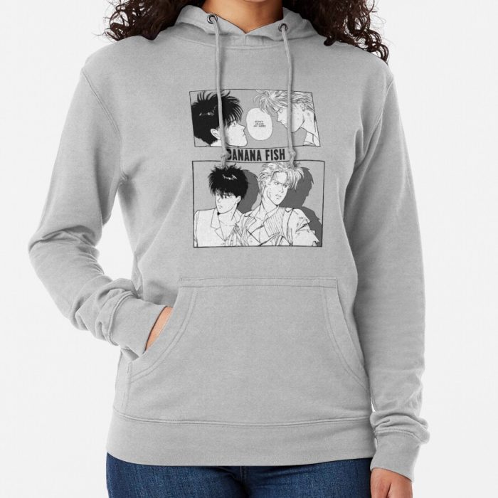 Banana Fish Manga - Stay By My Side Stencil Hoodie Official Cow Anime Merch