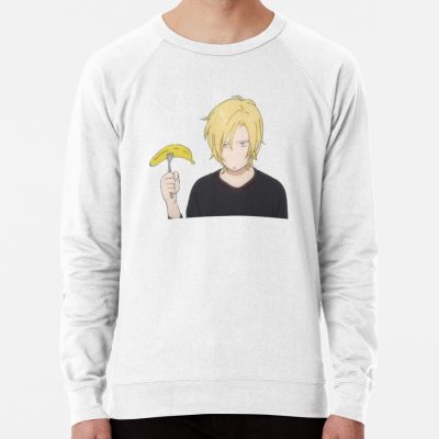 Ash With A Banana- Banana Fish Sweatshirt Official Cow Anime Merch