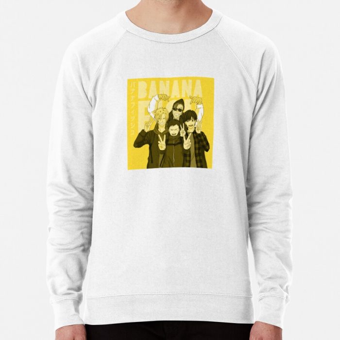 Banana Fish Friend Group - Faded Sweatshirt Official Cow Anime Merch