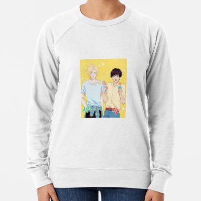 Banana Fish Ash And Eiji Ice Cream Sweatshirt Official Cow Anime Merch