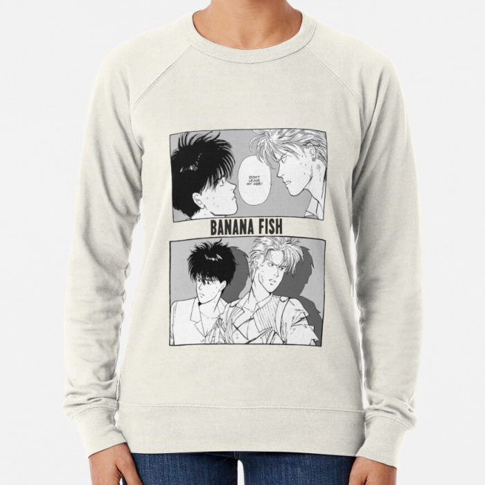 Banana Fish Manga - Stay By My Side Stencil Sweatshirt Official Cow Anime Merch