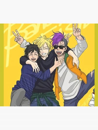 Banana Manga Fish Tapestry Official Cow Anime Merch