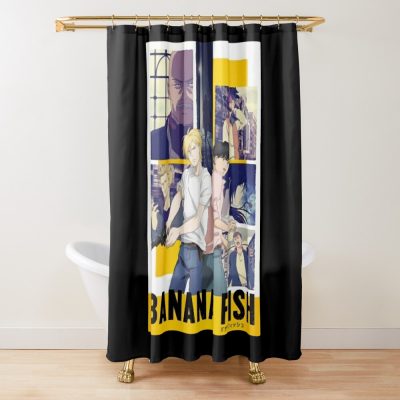 Banana Fish Shower Curtain Official Cow Anime Merch