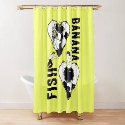 Banana Fish Ashxeiji Shower Curtain Official Cow Anime Merch