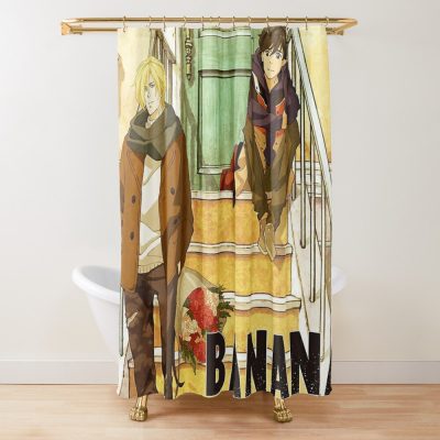 Banana Fish Manga Cover Shower Curtain Official Cow Anime Merch