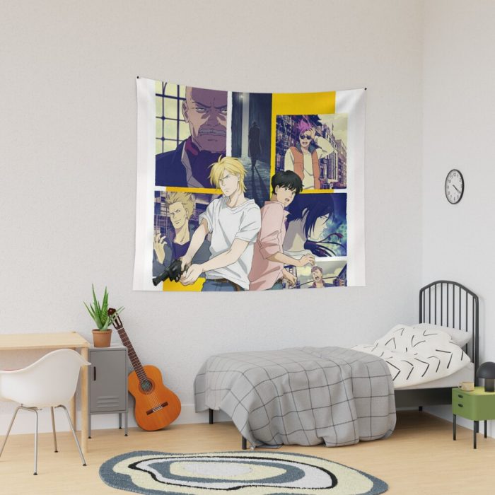 Banana Fish Collage Poster Tapestry Official Cow Anime Merch