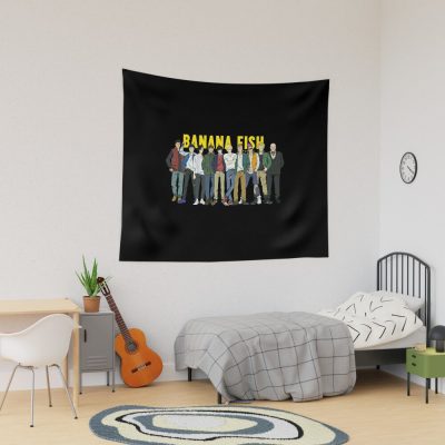 Banana Fish Group Gift For Fan Tapestry Official Cow Anime Merch