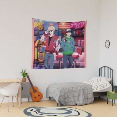 Cool Characters Banana Fish Tapestry Official Cow Anime Merch